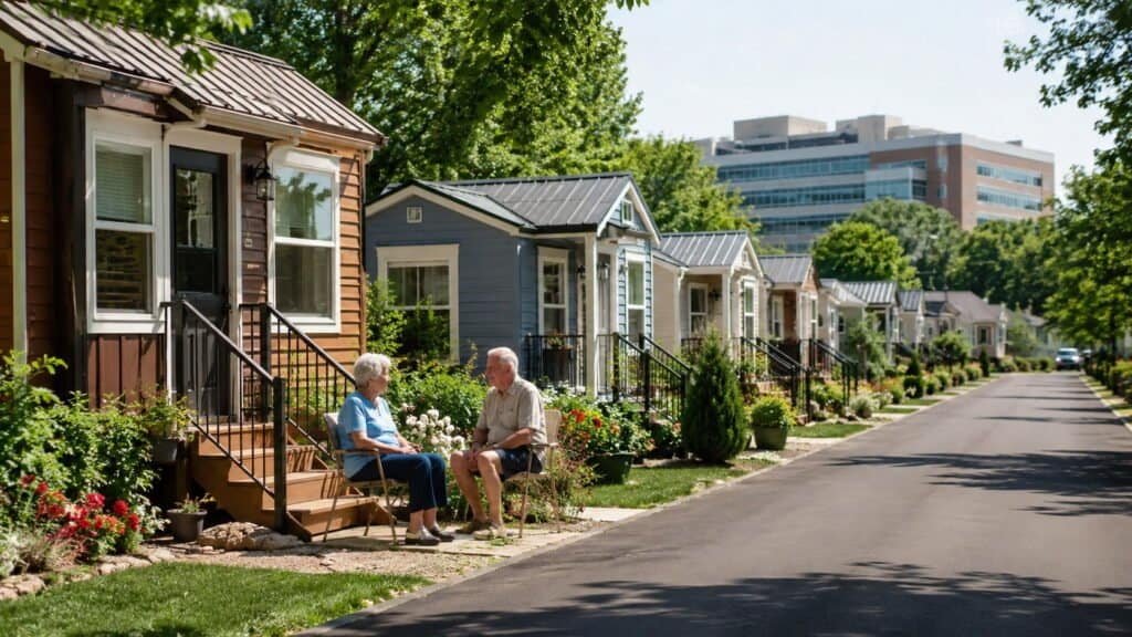 Tiny House Retirement Communities Near Healthcare Facilities