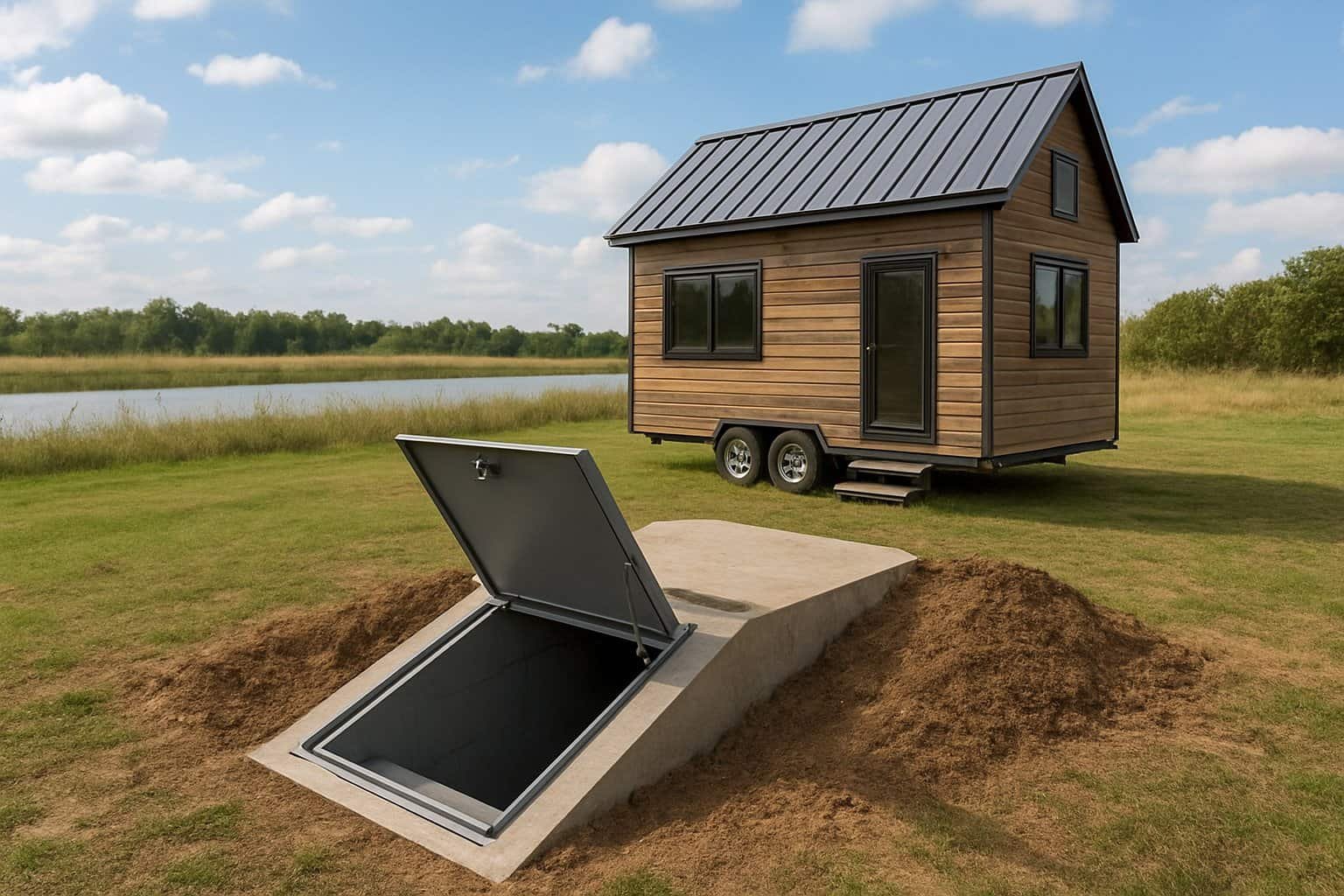 Tiny House Storm Shelter