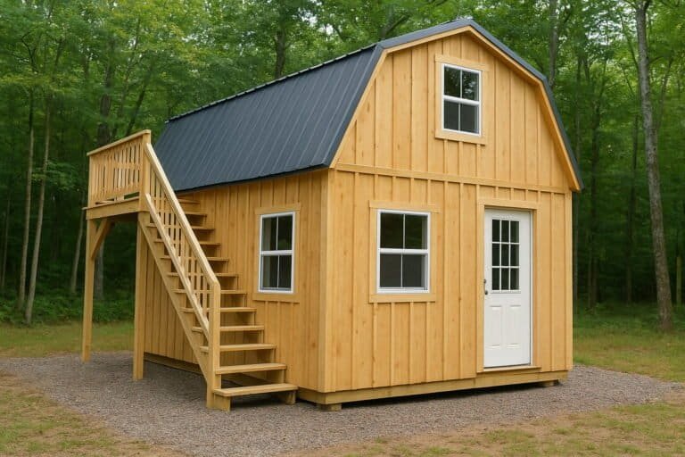 Lofted Barn Shed Tiny House
