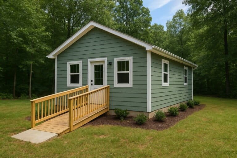 One-Story Tiny House for Seniors