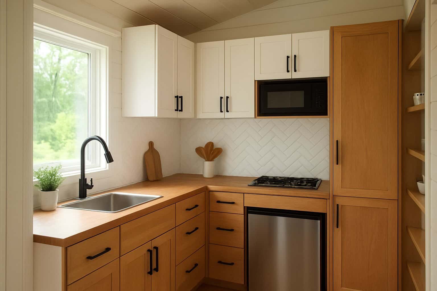 Tiny House Kitchen Cabinets: Smart Storage Ideas, Best Materials ...