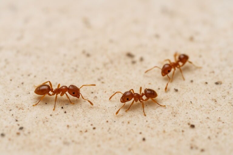 Tiny Red Ants in House