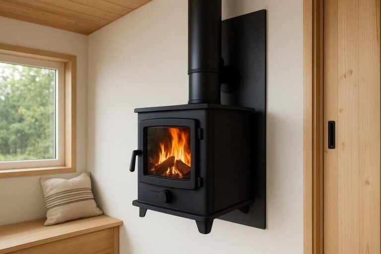 Wall Mounted Tiny House Wood Stove