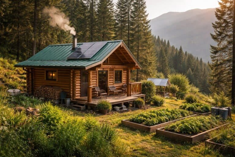 Living Off Grid in a Tiny Log Cabin in 2026