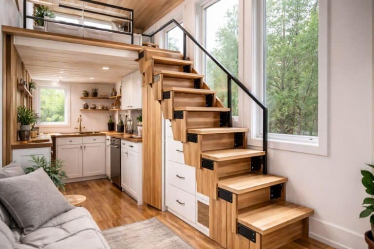 Collapsible Stairs for Tiny House