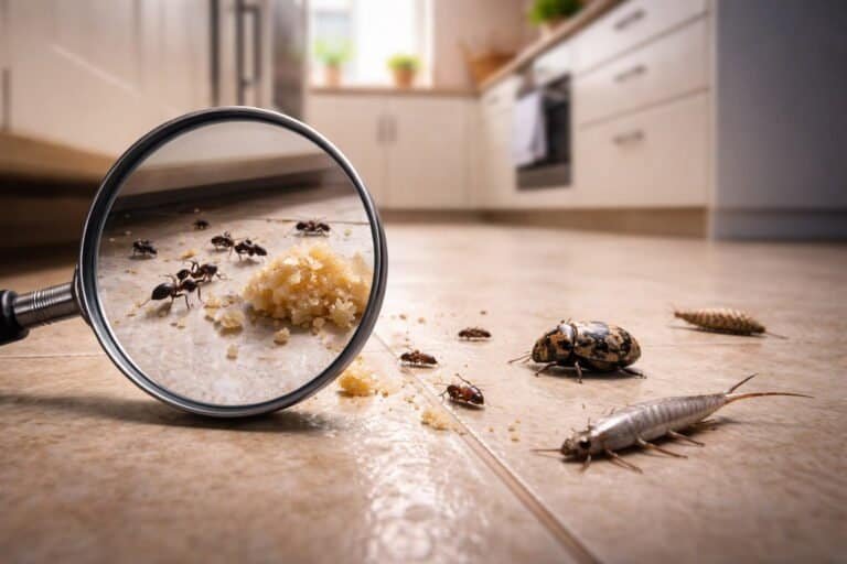 Small Crawling Bugs in House