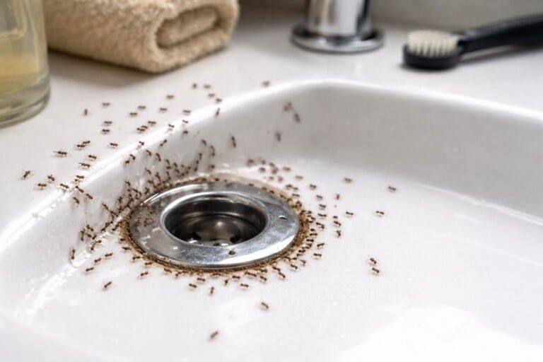 Tiny Ants in Bathroom Sink