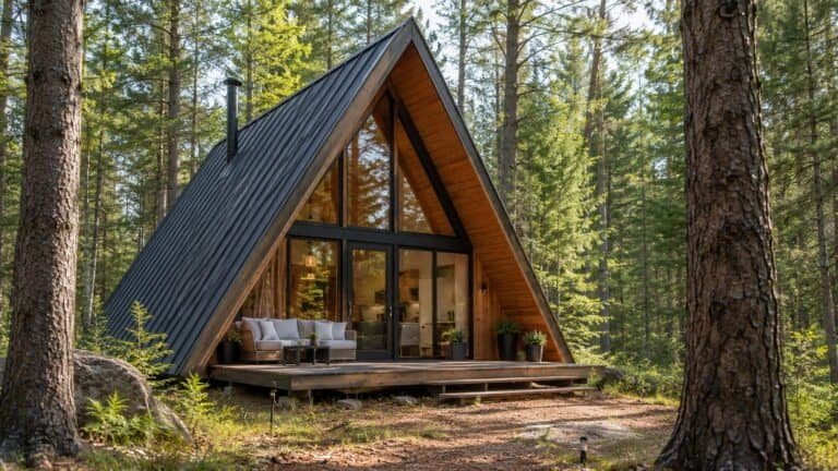 Simple A-Frame Cabin Plans