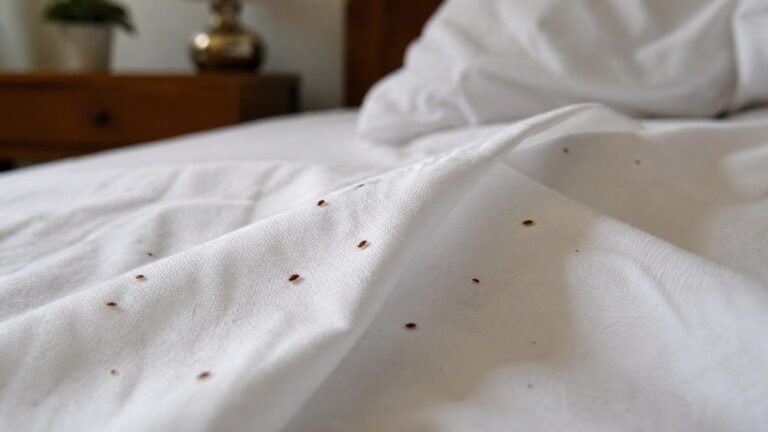 Tiny Bugs in Bed Sheets