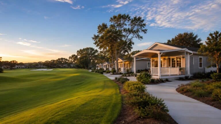 Tiny Home Development on a Golf Course for Seniors