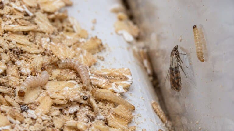 Moth Larvae in House