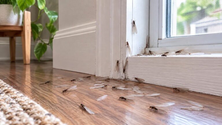 Winged Termites Indoors